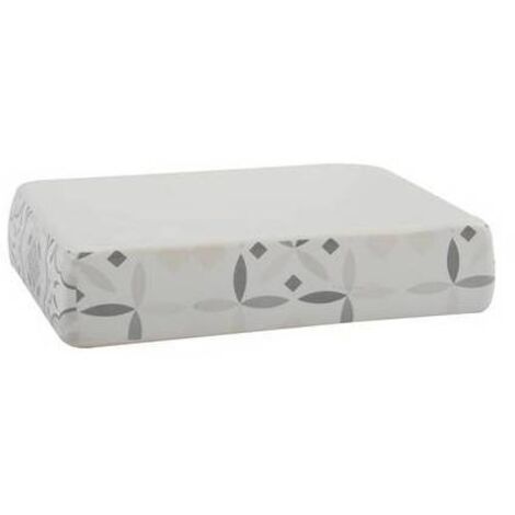 PORTA SAPONE IN CERAMICA EVORA Bianco - Grigio