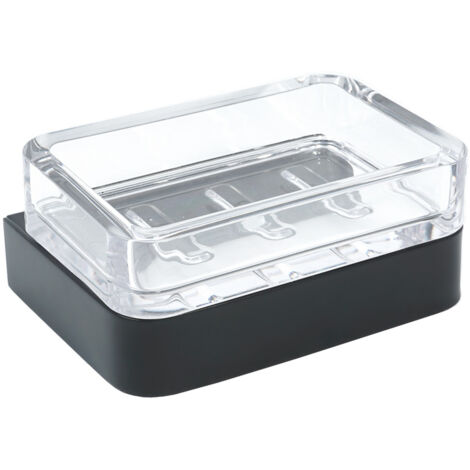 PORTA SAPONE MOD. 25 Nero cm 12,5 x h. 5 x 10,2 METAF