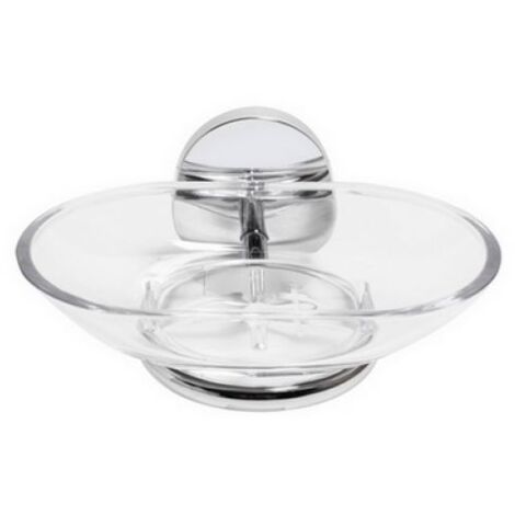 PORTA SAPONE MOD. BIRD Cromo cm 12,5 x h.6,2 x 11,0
