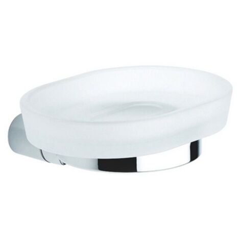 Porta sapone modello mida cromo metaform cm 12.7 x h. 4.7 x 11.8