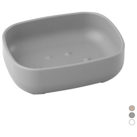 PORTA SAPONE POD Bianco cm 11,5 x h.3 x 9