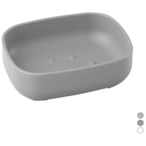 PORTA SAPONE POD Grigio cm 11,5 x h. 3 x 9