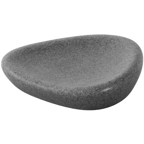 Porta sapone saponetta effetto pietra grigio stone 442007 feridras