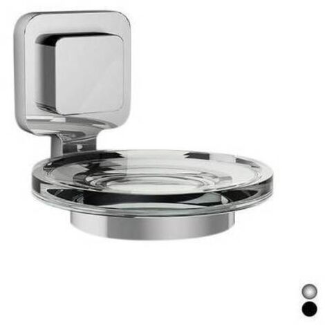 PORTA SAPONE SERIE KARA Cromo cm 11 x h.9,2 x 13,8
