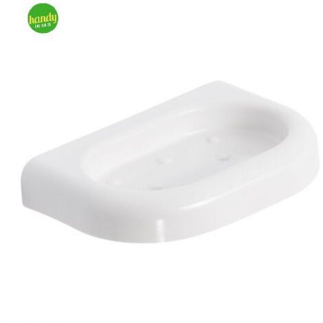 PORTA SAPONE SERIE 'LINEA' cm 16 x 11 x h.2,5 - con appendibile in cartone