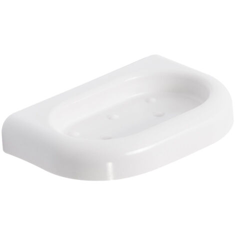 PORTA SAPONE SERIE 'LINEA' cm 16 x 11 x h.2,5 - con appendibile in cartone  - METAFORM