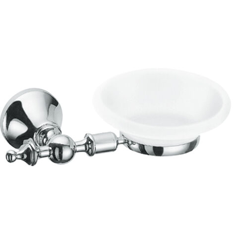 Porta sapone singolo a parete cromo abml01a1000 - fir italia