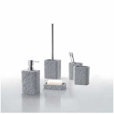 Porta scopino aries grigio - gedy