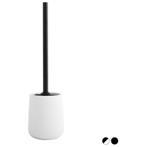 PORTA SCOPINO MAONIE CON SUPPORTO IN CERAMICA- Bianco-nero- SPIRE- pezzi 1