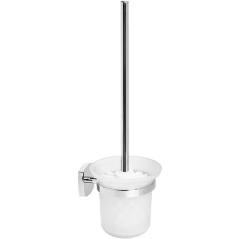 SCOPINO SCOVOLINO SPAZZOLONE WATER VASO CON FIORE WC TAZZA TOILETTE BAGNO