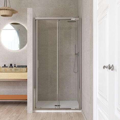 Porta scorrevole 100 cm vetro trasparente Ercos Gold BBGOLTPS10  100 cm (98-102)