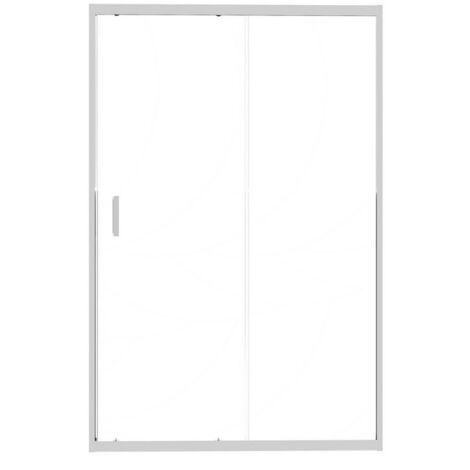 Porta Scorrevole 98-102x185h 4mm Cromato - Volta