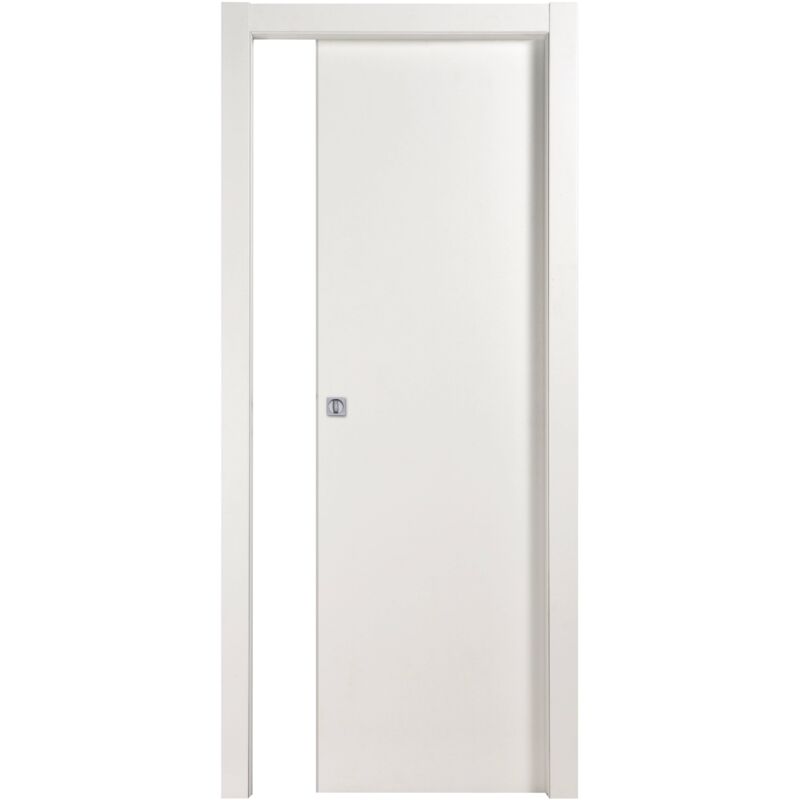 Porta Scorrevole Modello Microtec Colore Bianco 210x80 Cm Capaldo