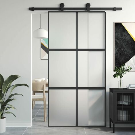 Camerina Porta Scorrevole in Vetro e Alluminio 178 cm Argento,Porta  Scorrevole,Porta Interna,Porte Scorrevoli da Interno,Porte Interne