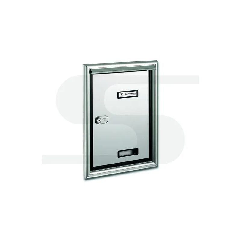 Porta Silmec S690 Con Cornice Coprifuga Alluminio Argento Cod.10-690.72