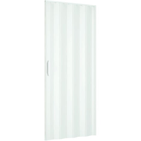 KASART Porta soffietto da Interno 82x210cm in pvc bianco pastello