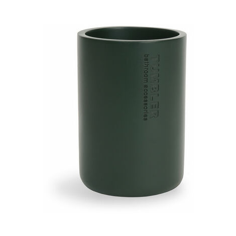 Porta spazzolini annika  Verde Forest - D. 7,7 x 11 cmMETAF