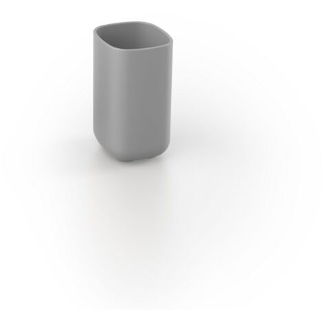 Porta spazzolini da appoggio grigio bicchiere mod. Pod