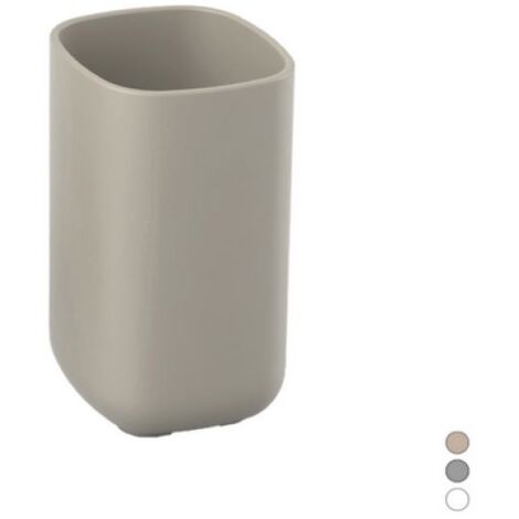 PORTA SPAZZOLINI POD Bianco cm 7 x h.11,5 x 7