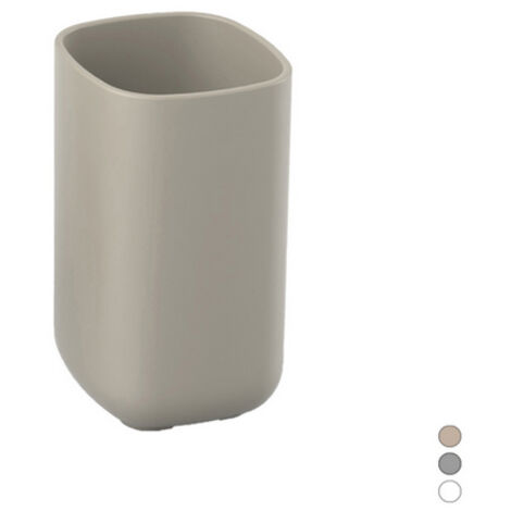 PORTA SPAZZOLINI POD Misura: Grigio cm 7 x h. 11,5 x 7