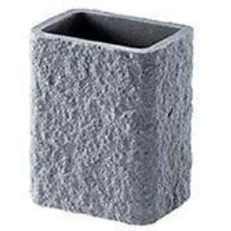 Porta spazzolino aries grigio - gedy