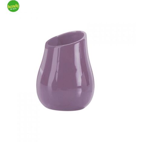 Porta spazzolino da appoggio Gedy serie azalea ø9,8cm lilla