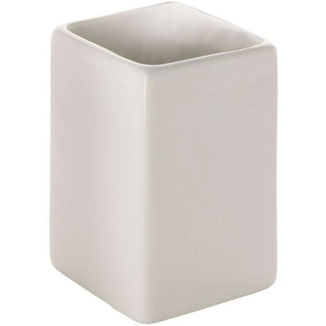 Porta spazzolino da appoggio Gedy serie verbena bianco