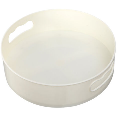 Porta spezie girevole a 360°, porta spezie, vassoio portaoggetti da cucina, girevole Susan, articoli per la casa, per armadietti da bagno, utensili, 1 pezzo, bianco