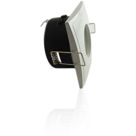 Porta spot impermeabile IP65 - quadrato bianco  Bianco - GU10 - Quadrato o quadrata