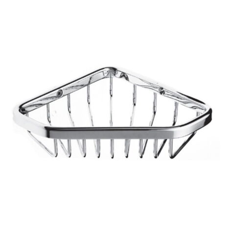 Porta spugna angoliera in Ottone Cromato accessorio bagno''BB-211''