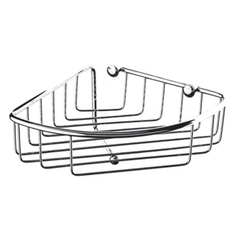 Porta spugna angoliera in Ottone Cromato accessorio bagno''BB-301''