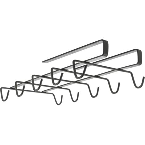 Porta tazze Metaltex nero matto