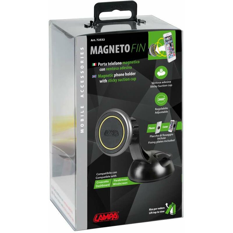 Image of Lampa - Porta telefono magnetico con ventosa adesiva