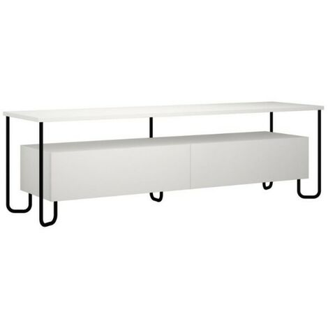 Porta Tv bianco due ante  150x42x45h cm