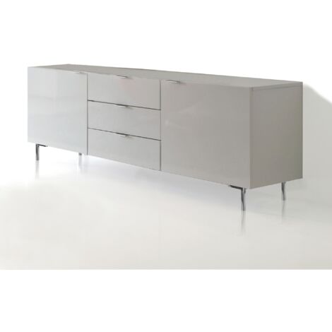 Porta tv effetto legno bianco cm. H.62 x L.160 x P.45