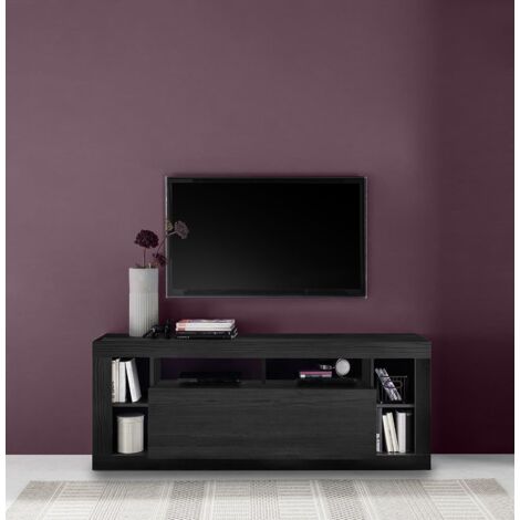 Porta tv linea Verona finitura Nero Frassinato