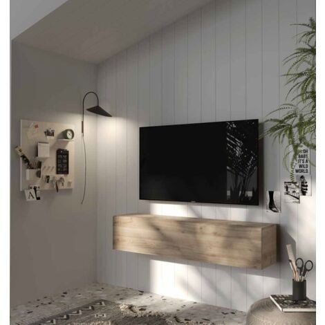 Porta Tv sospeso con 1 anta a ribalta disponibile in 9 colori