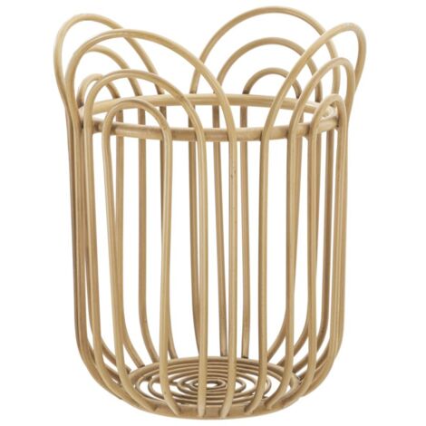 Porta Vaso Panama Ø 31,5x40 cm in Ferro e Plastica