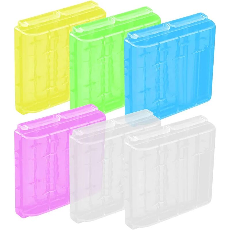 Portabatteria in plastica multifunzionale da 10