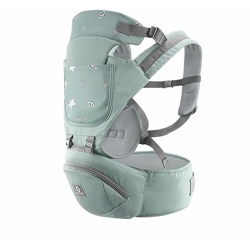 

Portabebes multifuncional 3 en 1 con asiento para la cadera Soporte lumbar Taburete para la cintura para bebes recien nacidos de 0 a 36 meses Diseno