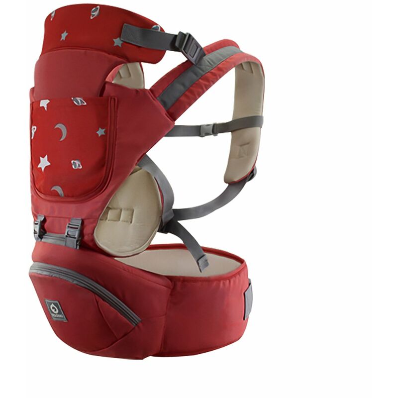 

Insular - Portabebes multifuncional 3 en 1 con asiento para la cadera Soporte lumbar Taburete para la cintura para bebes recien nacidos de 0 a 36