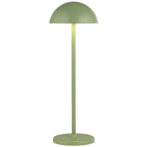Portabello Lampe de table d'extérieur portable, verte, IP54