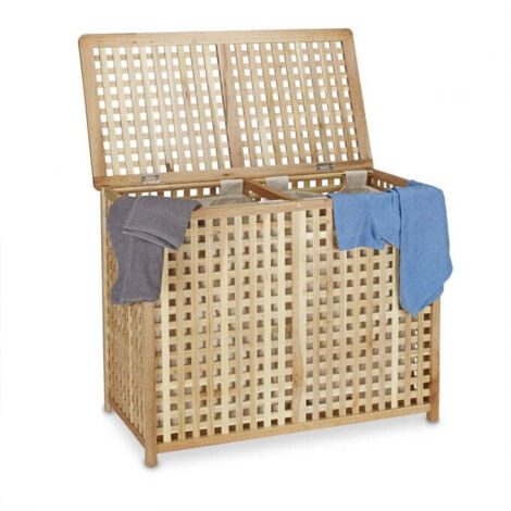 Portabiancheria duo noce 8831