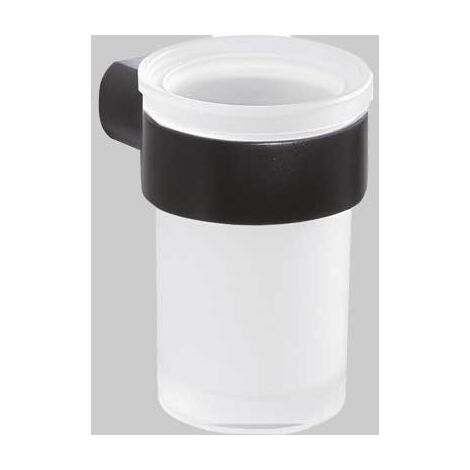 PORTABICCHIERE PIRENEI F14  NERO MATT     GEDY