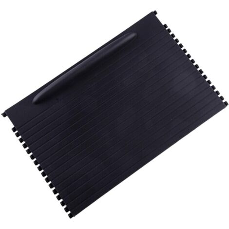 Portabicchieri interni auto Copertura del pannello scorrevole compatibile con Porsche Cayenne 2003-2010 Sostituisce OE 7L5862531 (Nero)