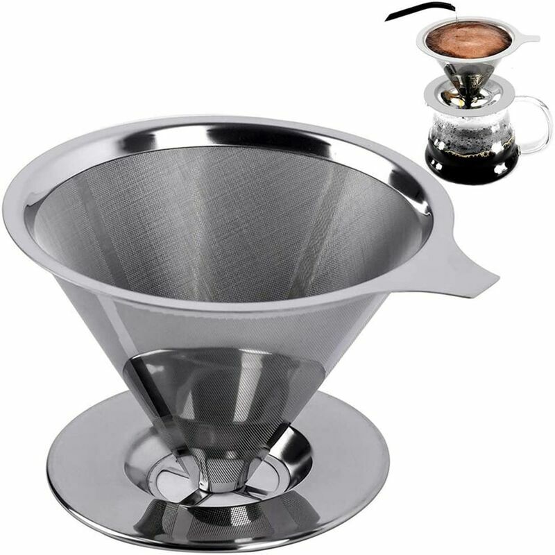 Portabicchieri Mesh Layer Filtro per caffè senza