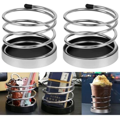 Portabicchieri per auto da 2 pezzi, portabicchieri per auto, portabicchieri per auto, portabicchieri per auto, portabicchieri universale in acciaio inossidabile, per bicchieri d'acqua, tazze da caffè