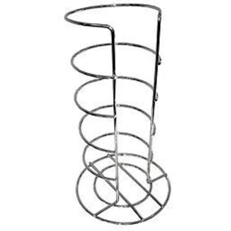 PORTABICCHIERI PORTA BICCHIERI METALLO CROMATO 20 x 12 CM 684448