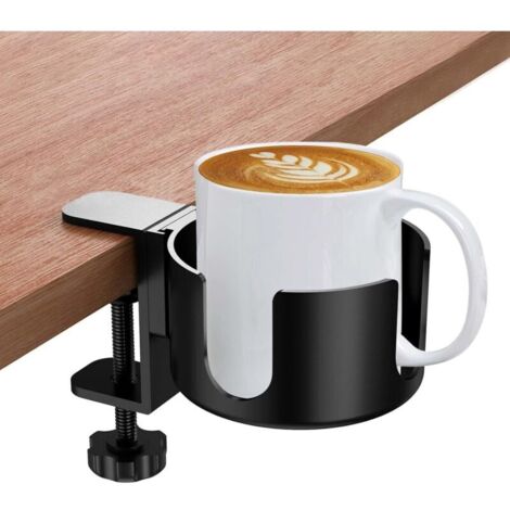 Portabicchieri - Portabicchieri da tavolo in lega di alluminio, portabottiglie da tavolo regolabile, facile da installare, portabicchieri per acqua, bevande, tazze da caffè