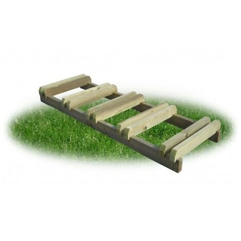Portabici in Legno Con 5 Posti 190 x 40 x H20 cm